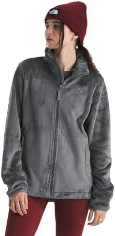 The North Face Women's Osito Full Zip Fleece Jacket Soft & Lightweight Fleece, Secure Zip Pockets, Smoked Pearl, X-Large