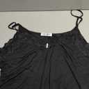 Saloogoe Summer Tank Tops for Women Loose Fit Pleated Tunics Scoop Neck Sleeveless Lace Tops Curved Hem Flowy 2XL