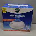 Vicks Warm Steam Vaporizer & Humidifier 1.5 Gallon Tank for Small and Medium Rooms, Night Light, Works with VapoPads and VapoSteam