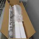 6 Light Pendant Lights Kitchen Island,Brushed Nickel Farmhouse Island Lighting Fixture Clear Glass Shade Pendant Lighting for Living Room Hallway Bedroom Dining Hall Office Bar