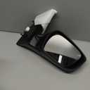 Passenger Side Mirror Compatible With 2011-2013 Hyundai Elantra With Power Glass,Heated,Manual Folding,Black,5-Pins/Non-Turn Signal