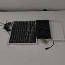 Solar Powered 3 Fan Kit, 25W Solar Exhaust Fans for Outdoor Greenhouse Chicken Coop Shed Pet House, IP67 Waterproof, High Velocity 3500RPM