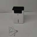 Dehumidifier for Bedroom, 68 OZ Dehumidifiers for Home Basement with Auto Defrost Timer Colorful Light, Small Dehumidifier for Bathroom RV Closet Room (500 sq. ft) White