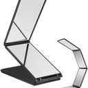 Vin Beauty 4 Way Mirror Foldable Makeup Mirror Portable 360 Degree Handheld Haircut Mirrors 4 Barber Desktop DIY Haircut Tool for Hair Cutting Styling Grooming Sided Self Haircuts for Home and Salon