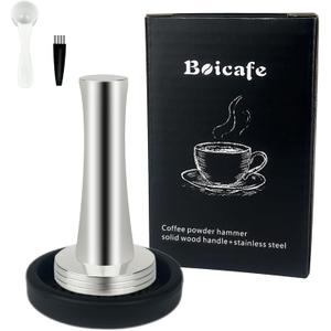 Coffee Tamper 40mm 41mm, Espresso Tamper 40mm 41mm, 40mm 41mm 304 Stainless Steel Espresso Coffee Tamper with Mat