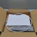 PATIKIL Drum Lamp Shades, 13"x13"x9" Linen Round Lamp Shade for Table Lamps Easy Assembly Lampshade for Table Lamps Floor Lamps Bedside, Gray