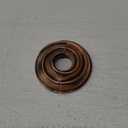 Renovators Supply Manufacturing Escutcheon Plate 3.13 in OD Escutcheon 1/2 in IPS Antique Copper Finish Aluminum Radiator Flange