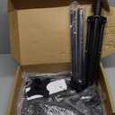 Projector Stand Tripod Adjustable, Laptop Height from 23.5 to 46.5 inches with Gooseneck Phone Holder, Floor for Office, Home, Stage, Studio, DJ Racks Holder Mount, 23.5inch-46.5inch (Black)