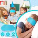 34" Piata Stick Accessories Set, Pinata Bat, Blindfold Eye Mask, Hemp Rope, Confetti (Blue)