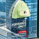 Double-Sided Magnetic Window Cleaner, Green | Adjustable Magnetic Double Window Wiper, Fits 3- 30 mm Glass Thickness, 2.5m Safety Rope for High-Rise & Auto Glass
