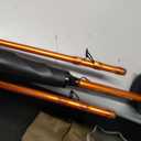 KastKing Lethal Blaze Twin-tip Fishing Rod and Reel Combo, Spinning & Baitcaster Combo, Flame Pattern Design, IM6 Graphite 2Pc Rod with Backup Tip Section, Stainless-Steel Guides, EVA Handle, 6'4" Medium-Right Handed