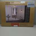 LOAAO 22X30 Gold Bathroom Mirror, Rounded Rectangle Gold Frame Mirror, Brushed Gold Bathroom Vanity Mirror Wall-Mounted, Anti-Rust, Hangs Horizontally or Vertically