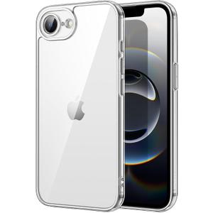 JETech Case for iPhone 17e (2026) / iPhone 16e, Non-Yellowing Shockproof Phone Bumper Cover, Anti-Scratch Clear Back, 6.1-Inch Display (Clear)