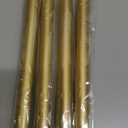 Brushed Brass M10 Threaded Extension Rod for Pendant Light, Island Lighting, Chandeliers,Lighting Fixture downrods & Stems, 12 Inches