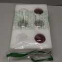 Soaoo 6 Pcs Red Christmas Hand Blown Glass Ball Ornaments 3.15 Inch Vintage Glass Balls Tree Ornaments Pendants Ball Baubles Decorations for Xmas Tree Hanging Indoor Party Garden Decor