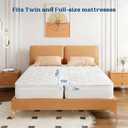 FeelAtHome Bed Bridge Twin to King Converter Kit - Twin XL to King Connector - Mattress Conversion Bridge with Adjustable Strap for Guest Room, Kids Room, Hotel(10" Class)
