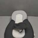 Feeding Pillow Anti Overflow Feeding Pillow for Reducing Spit-Up, Safety Nursing Pillow (Dark Gray)