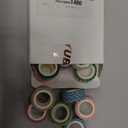 YUBBAEX 24 Rolls Washi Tape Set Basic Skinny Masking Decorative Tapes for Arts, DIY Crafts, Journals, Planners, Scrapbooking, Wrapping (Mini Graphics)