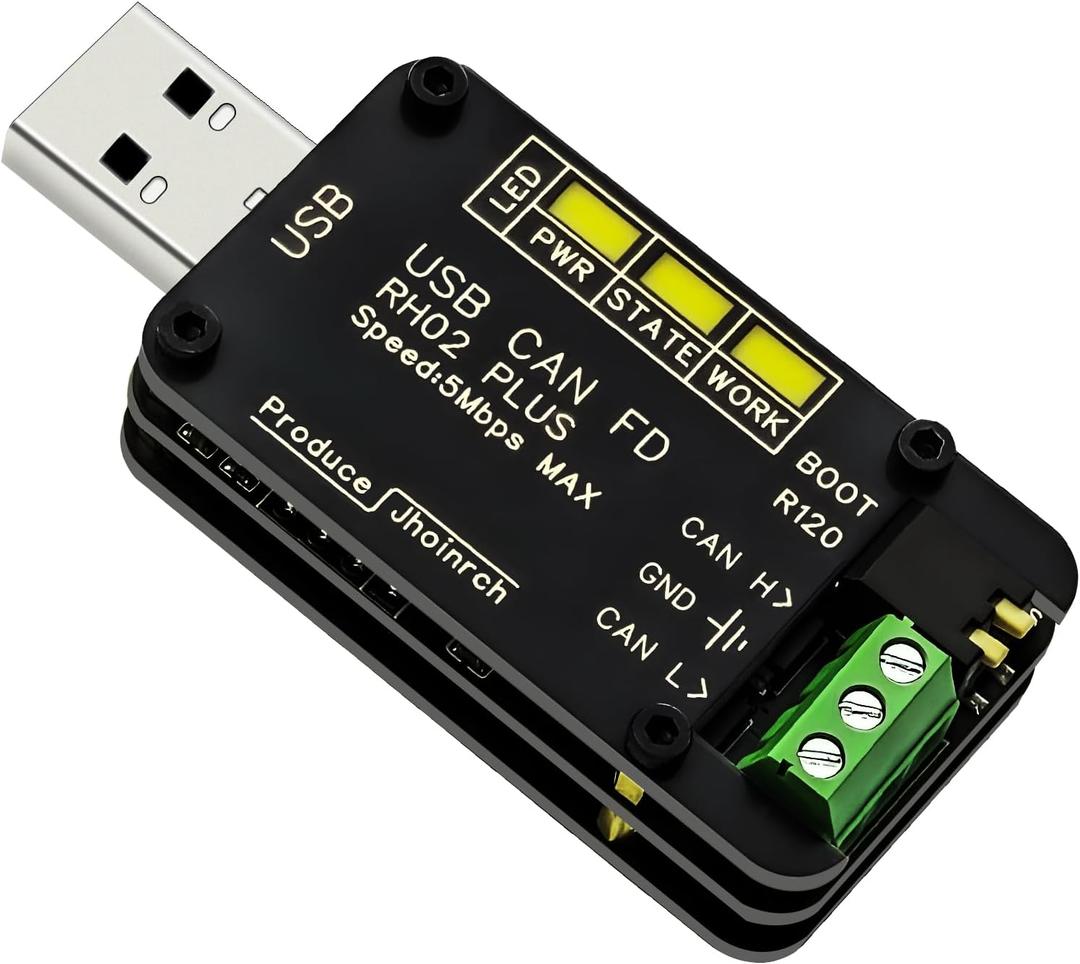 USB to CAN FD Converter Adapter Based on Canable 2.0 Supports 5 Mbps