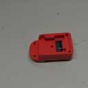 Adapter for Bauer 20v Max Cordless Tools, Compatible with Mil.Waukee M18 Red Lithium Battery, Adapter Only, Red, 1 Pack