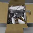 Panasonic Cordless Phone, 1.6" Backlit Display, Call Block, Speakerphone, 10 Hours Talk Time, 2 Handsets - KX-TGC202W (White)