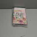 Holkcog Flower Birthfday Party Decorations for Girl, Pink Florals Ballons Banner Background, Cake Tppper, Garden Tea Party Banner Supply, Rose Gold 16th 21st 30th 40th 50th 60th 70th Party Decor