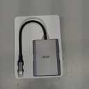 Acer USB C to Dual HDMI Adapter 4K@60Hz, 4-in-1 HDMI Splitter for Dual Monitors with 100W PD, USB 3.0, Docking Station Dual Monitor Compatible with Acer, MacBook Air/Pro, Dell XPS, HP, etc