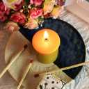 Natural Beeswax Votive Candles Set-12 Pack Votives for Home Room Decor Party Wedding Spa