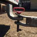 ThinLine Lockdown Hitch Pin | String Durable Easy Mount C40 Steel Self-Locking Vertical Hitch Pin with Gravity Locking, 1"
