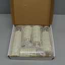 Homemory Flameless LED Candle with Embedded Star String Lights, Fake Candles with Remote Control & Timer, Battery Operated Candles, Amber, Set of 5 (5pcs, D2.2"x H5"5"6"7"8")