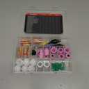RX WELD 79PCS TIG Welding Accessories Torch Kit Stubby Gas Lens #10#12 lass Cup For WP-17/18/26
