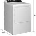 GE PROFILE 7.2 cu. ft. Vented Electric Dryer in White with Auto Dry and Extended Tumble