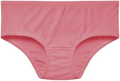 QBK Girls' Swimming Bottom Suit Swim Brief UPF50+ Rash Guard Swimsuit Sun Protection Quick Dry (8 Years)