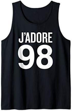 J'adore 98 T-shirt I love 98 Shirt Celebrity Trendy Tee Tank Top, Size Large
