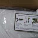 4FT Dracaena Artificial Plant, with White Tall Planter