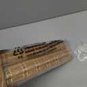LazBlinds No Tools No Drill Cordless Bamboo Roman Shades, Light Filtering Window Treatment, Roll Up Bamboo Blinds for Windows 29'' W x 48'' H, Brown