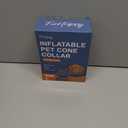 Inflatable Dog Cone Collar with Detachable Sturdy Shield,Soft&Lightweight-Ideal for Post-Surgery Recovery and Daily Wear,Suitable for Small Medium Large Dog Breeds(Donut Pink,L) (L(Neck:15-18"))