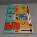 Toddler Busy Board - Montessori Busy Boards for Toddlers with Latches Doors & Lock Puzzles - Wooden Educational Learning Latch Toy for Kids 2 3 4 Year Old - Sensory Fine Motor Skills Activity