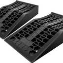 Car Ramps for Jack Support and Lift Vehicle Maintenance, Lightweight Low Profile Car Ramps for Garage, Heavy Duty Tire Ramps for Low Chassis Cars, 17.5''x10''x3.14'' (2PCS)