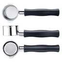 Normcore 51mm Naked Bottomless Portafilter 2 Ears Fits Delonghi ECP3420/EC155/BCO430/EC260 with Anodized Aluminum Handle (Basket Included) - Included Portafilter Filter Basket