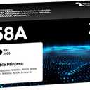 58A Toner Cartridge Black Replacement for HP 58A 58X CF258A CF258X High Yield Toner Use with Laser Jet Pro M404dw M406dn M404dn M404n MFP M430f M428fdn (2 Black)