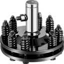 VEVOR Slip Clutch, 1 3/8" PTO Slip Clutch, Smooth Round Ends PTO Friction Clutch, Carburized Steel Tractor Slip Clutch, Adjustable Rotary Cutter Slip Clutch, Black Brush Hog Slip Clutch for PTO Shaft