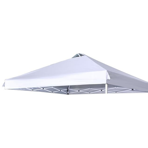 SCOCANOPY 10x10 Replacement Top with Air Vent for 10x10 Canopy Frame, Canopy Cover ONLY, (Inner Layer is Sunproof Silver Coating so It's grayer Than Pure White)