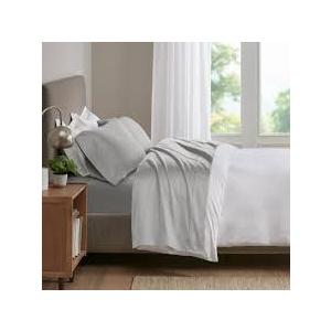 Modavari 500 Thread Count Egyptian Cotton Full Sheet Set - Gray, Full 
