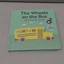 Calis Books The Wheels on the Bus Book - Rechargeable Musical Book, Headphone Jack, Books for 1 Year Old, Musical Book for Toddlers 1-3, Musical Toy Toddlers
