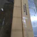 FDW Room Divider Wood Screen Mesh Woven Design Room Divider Folding Portable Partition Screen for Home Office (4 Panel, Brown)