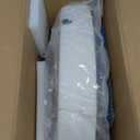 Heavy Duty Elongated Toilet Seat Riser, Easy to Install - 3.5"" Lift - 300 lbs Capacity, Premium Padded Support Handles, White