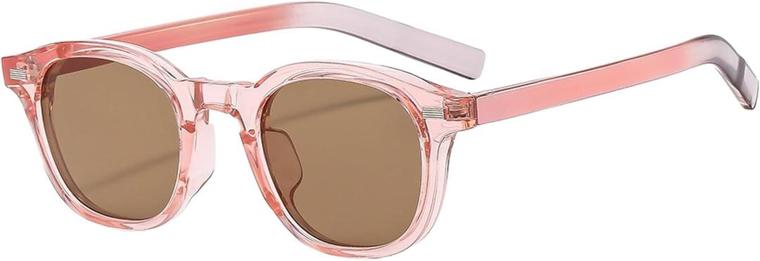 Classic Small Round Sunglasses for Women Men Retro Circle Style Tinted Sun Glasses