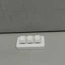 3-Key Mini Keypad 2.4G Wireless USB 2 in 1 Mechanical Gaming Keyboard Hot Key Customized Program with RGB Led for Gaming OSU Office Work