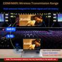 KCEVE HDMI2.1 KVM Switch 2 Computer 1 Monitor 8K@60Hz, KVM Switch HDMI 2 Port with 3 USB3.0, Wired Remote, Power Adapter and USB Cables (Black)